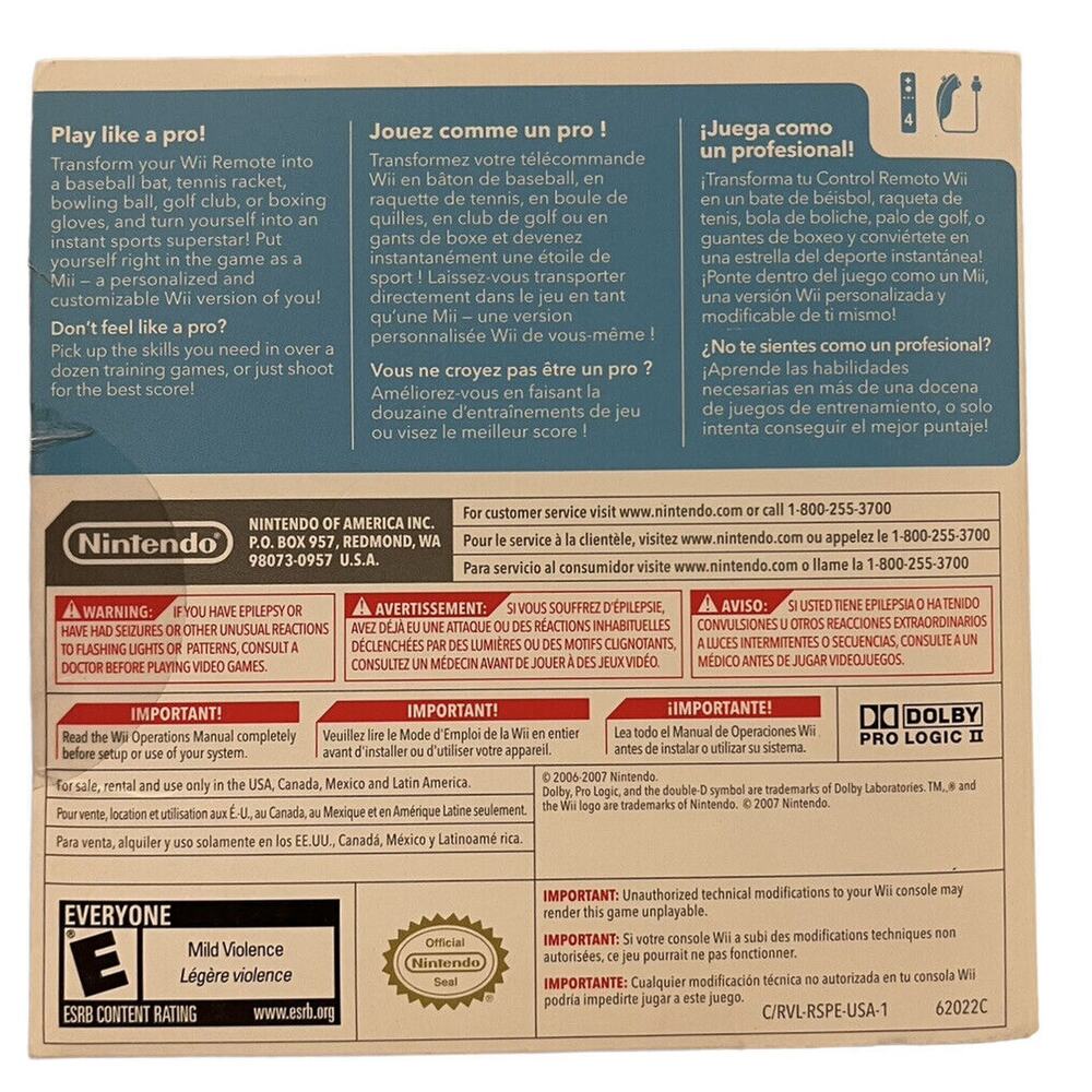 Wii Sports Nintendo Wii Game & Original Cardboard Sleeve Case! COMPLETEš® - Picture 6 of 6